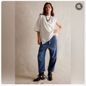 We The Free Osaka mid rise barrel Jean SOLD OUT size 28 color seabrushed